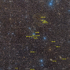 LBN609 Ef200 6Da-Grid LBN 609, LDN12395 &1296 in Cassiopeia Canon EOS6Da EF200 ISO1600 410min iEQ30Pro Gahberg 20201113 - 1114