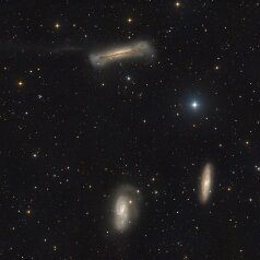 Arp317-Leotriplet Arp317 The Leo Triplet, ASA N10 DSPro 2600m L92x500s, ASK8/f3 Nexus DSPro 2600C 118x300s total: 22,5h ASA DDM85, Gahberg 20241229-20250205