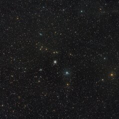 M53 Ef200 6Da M53, NGC5053, M64 in Coma Berenices, Canon EOS6Da EF200 ISO800 73x 240s total 292min, iEQ30Pro