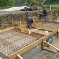 GeMini Bodenplatte Durchgehende Bodenplatte