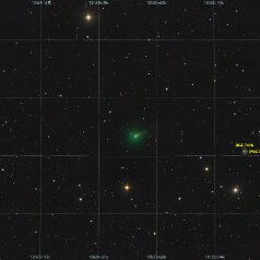 20241201-333P-Linear-Grid 333P/Linear, ASA N10 DSPro 2600m L80x600s, ASK8/f3 Nexus DSPro 2600C 80x60s total: 2,6h ASA DDM85, Gahberg 20241201 UTC 03:12 Cartes du Ciel: Komet 333P/LINEAR...