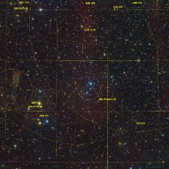 LBN-433,435,440,-OCL-Teutsch-39-Grid LBN 433,435,440, OCL Teutsch 39,Takahashi Epsilon 130ED, DSPro 2600C, Gain 0, Offset 100, 54x300s, total 4,5h ASA DDM85, Gahberg 20231006