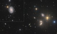 NGC5353 HCG68 150 Prozent Crop NGC 5371, NGC5353 Group in Canes Venatici, ASAN10 Trius 694 L717min, ASK8 Trius 694 RGB a‘117min, Gahberg 20210404-0414