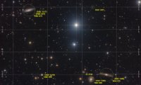 NGC674-678-680-IC167-Grid NGC674, 678, 680 & IC167 in Aries,ASAN10 Trius 694 L467min, ASK8 Trius 694 RGB a‘ 133min,Gahberg 20211117-20210208