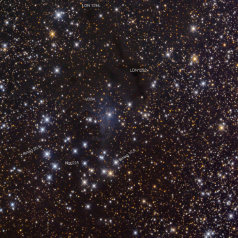 VDB4-ID Ngc225, VDB4,LDN1292,Stock24 in Cassiopeia 00h42+61.61 Intes Mk69@900mm St10XME 610min L NP101 189,184,222minRGB 5 min Subs Gahberg 20081101-1103