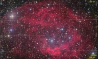 Sh2-261 Lowers Nebula in Orion-Grid SH2-261 Lowers Nebula in Orion, ASAN10 Trius 694 L 633min, ASK8 Trius 694 RGB a‘ 204min Ha333min, Gahberg 20220125 - 0210