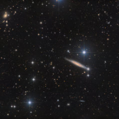 NGC 4157 and 4187 in Ursa Major NGC 4157, 4187 in Ursa Major,ASAN10 Trius 694 L 467min, ASK8 Trius 694 RGB a‘ 308min total 17,6h, Gahberg 20220327 -0328