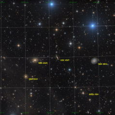NGC2614,2629,2641,-UGC-4547,-Abell-684-in-Ursa-Major-Grid NGC2614,2629,2641, UGC 4547, Abell 684 in Ursa Major,ASAN10 Trius 694 L 850min, ASK8 Trius 694 RGB a‘ 271min, total 27,7h Gahberg 20220324-0326