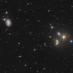 NGC5371, 5353, HCG68 NGC 5371, NGC5353 Group in Canes Venatici, ASAN10 Trius 694 L717min, ASK8 Trius 694 RGB a‘117min, Gahberg 20210404-0414