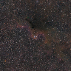 Cederblad 51 und Barnard 30 in Orion Cederblad 51 und Barnard 30 in Orion, Esprit 80/400 Canon EOS6D 480min 8min Subs , Gahberg 20170120 - 0121