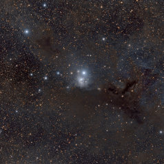 IC348-Esprit-80ED-EOS6D IC 348 in Perseus Esprit-80ED EOS 6D Iso800 632 min 8min Subs. Gahberg 20161222 - 1229 In der Bildmitte ist der Stern Atik, omni Perseus Mag3,91 zu sehen. Links...