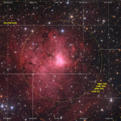 NGC1491 in Perseus-Grid NGC 1491 in Perseus, ASAN10 Trius 694 L583min, Ha 7nm 483min, ASK8 Trius 694 RGB a‘ 175min, Gahberg 20201025 - 20201115