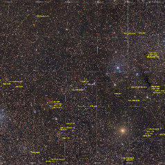 SH2-134 B174 B170 Esprit Eos6D-Grid Sh2-134/135 Barnard170/174 in Cepheus Esprit 80-400, Canon EOS6D ISO 1600 56 x 480s total 448min Gahberg 20200809 - 0812