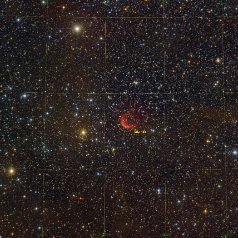 SH2-188-Widefield-Grid SH2-188 in Cassiopeia, Takahashi Epsilon 130D, DSPro 2600C, Gain 0, Offset 100, 80x300s, total6,6h ASA DDM85, Gahberg 20230915