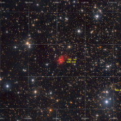 Sh2-146 in Cepheus-Grid Sh2-146 in Cepheus,ASAN10 Trius 694 L350min,Ha450min ASK8 Trius 694 RGB a‘108min,Gahberg 20200810-0821