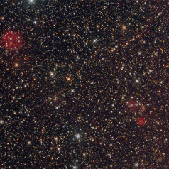 Sh2-196 Sh2-192, 193, 194 ,196 in Cas ASA N10“ @950mm St10XME L360min Televue NP101 RGB 116,116,106 min 5 min Subs Gahberg 201101050108