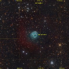 Sh2-200-HDW2-Grid Sh2-200, HDW2 in Cassiopeia, ASA N10 DSPro 2600m L31x500s, Ha 53x900s, OIII 36x900s, ASK8/f3 Nexus DSPro 2600C 87x300s total:34,5h ASA DDM85, Gahberg...
