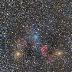 Sh2-249,-VDB75,-IC443,-M35-in-Gemini Esprit 80-400 Canon EOS6D ISO 800 376 min, 8min Subs Gahberg 20190223 - 0308