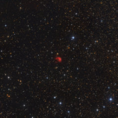 Sh2-93 Sh2-93 in Vulpecula, ASAN10 Trius 694 L 500min, ASK8 Trius 694 RGB a‘163min Ha 12nM 267min, Gahberg 20210723-0813