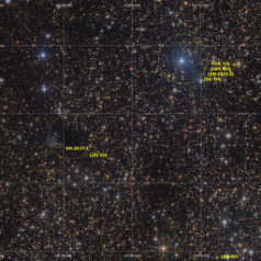 VDB 138-DG166, LDN955,958 in Cygnus-Grid VDB 138/DG166; LDN955; 958 in Cygnus; ASAN10 Trius 694 L 608min; ASK8 Trius 694 RGB a‘ 192min; Gahberg 20210814-0909