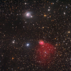 VDB65 SH2-241 VDB65, SH2-241 in Auriga, ASAN10 Trius 694 L342min Ha7nm 517min, ASK8 Trius 694 RGB a‘ 104min, Gahberg 20201107 - 1118