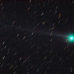 Comet-Lovejoy Comet Lovejoy (C/2014 Q2) MTO 300mm EOS1100D 50 x 60sec Feld höhe 3° breite 4° Gahberg 20150113