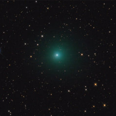 Kushida-144P 144P/Kushida 25.01.2009 18h18 UTC in Taurus 4h09+15.58 Intes Mk69@900mm St10XME L83min TVNP101 RGB a'22 min Gahberg