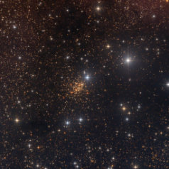 NGC 7419 NGC 7419 Open Star Cluster in Cepheus, ASAN10 Trius 694 L 175min, ASK8 Trius 694 RGB a‘ 54 min, Gahberg 20190921