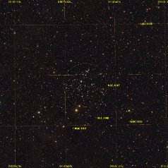 NGC1647-in-Taurus-Grid NGC 1647 in Taurus, Redcat71, IMX571C, Gain 0, Offset 100, 24x300s, total:2h iOpron HAE43, Gahberg 20251219