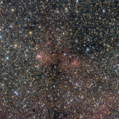 Sh2-99,Sh2-100,Toepler1 Sh2-99,Sh2-100 in Cygnus ASA N10“ @950mm St10XME L335min ASK 8“@540mm SXV-H9 R90, G90, B140min B-V Gahberg 20120817-0818