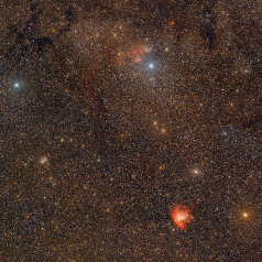 Ngc281 IC59 Ef200 6Da NGC281, IC59, IC53 in Cassiopeia Canon EOS6Da EF200 ISO1600 580min iEQ30Pro Gahberg 20201218 - 1219